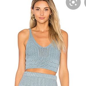 House of Harlow 1960 x Revolve Knit stop dusty blu